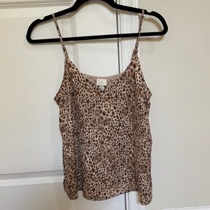 A new day - patterned tank top - small